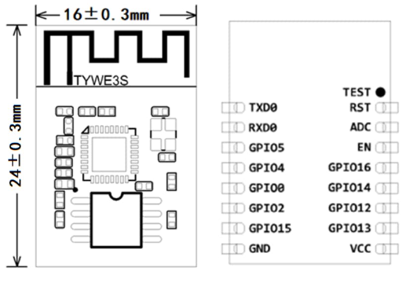 TYWE3S Pinout